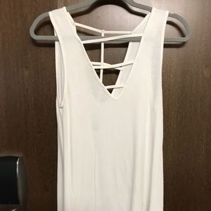 White tank top